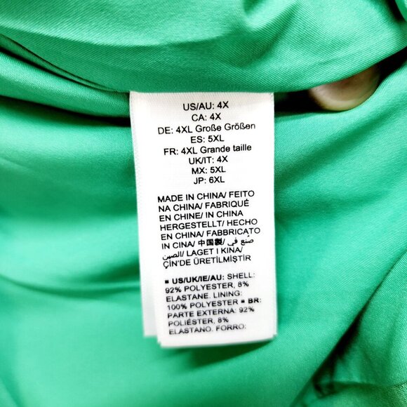 The Drop Womens Green Blazer Jacket Size 4X Lightweight With Pockets - Picture 13 of 13